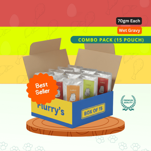 Flurry’s 15 pouch mixed wet cat food combo