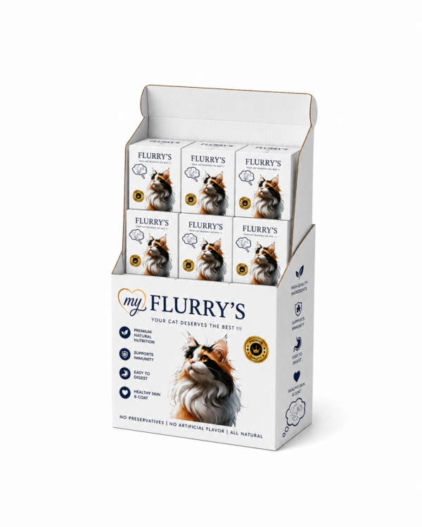 Flurry’s 60 Pouch Mega Combo Pack – Premium Bulk Wet Cat Food