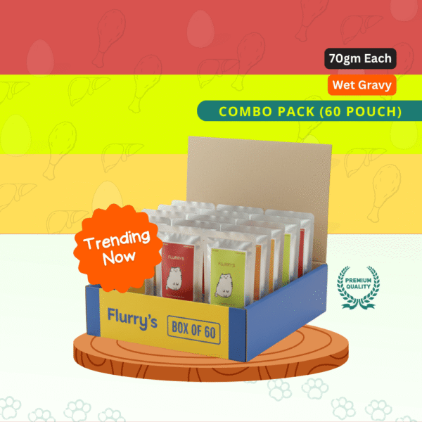 Flurry’s 60 pouch bulk wet cat food combo